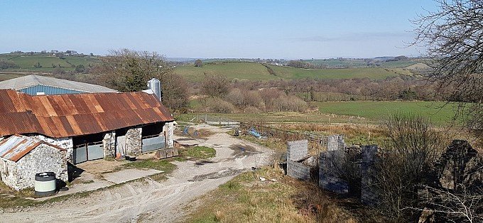 Secluded farm, 67 acres, equestrian or rewilding potential